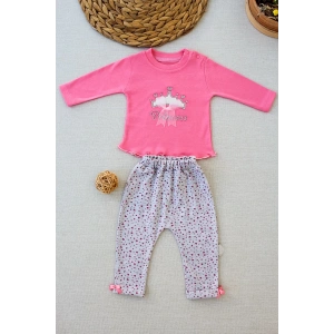 3-6 6-9 9-12 Ay Full Star Nakışlı Şapkalı Uzun Kollu Sweat 3lü Erkek Bebek Takımı