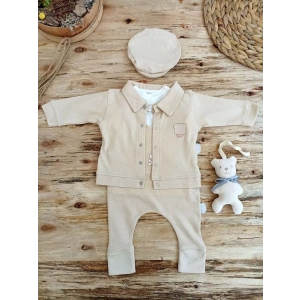 3-6 6-9 9-12 Ay Oyuncaklı Altınbaşak 5li Kız Erkek Bebek Takımı