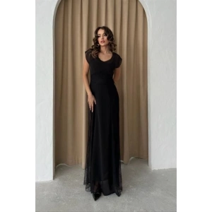 Archernar Şifon Tül Elbise 2704-8