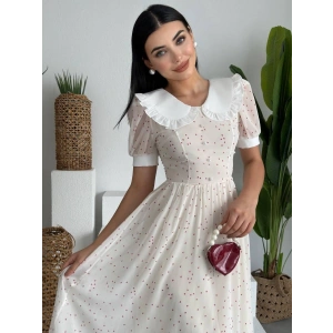 Aversa İnci Detay Şifon Elbise