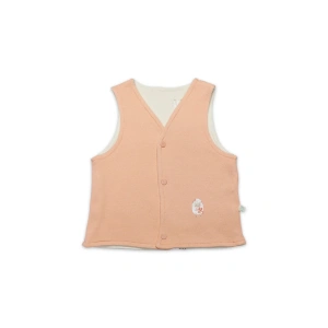 Bistyle Yelek Çift Taraflı Fluffy And Lovely 18106 Bej