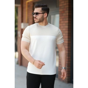 Erkek Parçalı Renk Oysho Kumaş Kısa Kollu Tişört