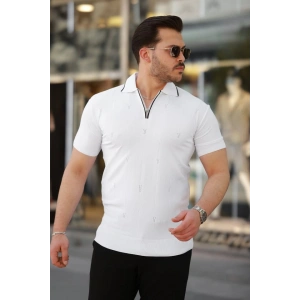 Erkek Yakalı Kısa Kollu T-shirt