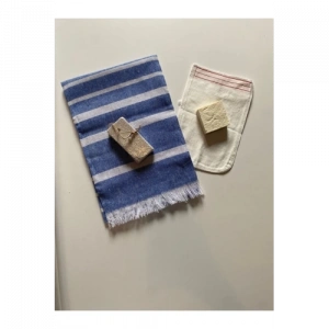 Gelin Hamamı Seti, Premium Peştemal , Ponza Topuk Taşı, Doğal Zeytinyağı Sabun, Kese 4lü Set