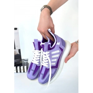 Giwen Lila Süet Bağcıklı Spor Ayakkabı