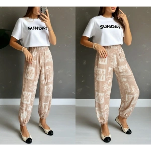 Kadın Desenli Süprem Pantolon