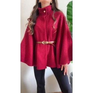 Kadın Hakim Yaka Ispanyol Kol Detay Kemer Dahil Kaban