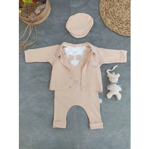 Oyuncaklı Altınbaşak 5li Kız Erkek Bebek Takımı Buğd