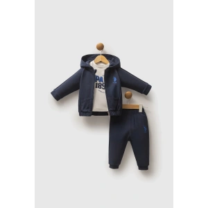 U.s. Polo Assn 3lü Takım Usb2584 Lacivert