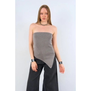 Yanı Uzun Atlet - Orta Gri