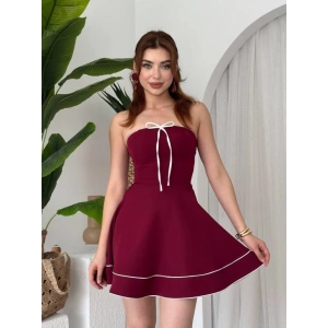 Yuna Straplez Elbise