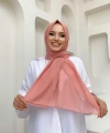 2019 Şifon Şal Açık Pudra