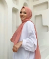 2019 Şifon Şal Açık Pudra