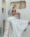 2019 Şifon Şal Ekru