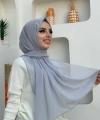 2019 Şifon Şal Gri