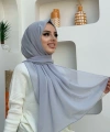 2019 Şifon Şal Gri