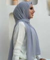 2019 Şifon Şal Gri