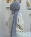 2019 Şifon Şal Gri