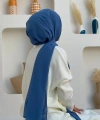2019 Şifon Şal İndigo