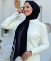 2019 Şifon Şal Lacivert