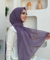 2019 Şifon Şal Lila