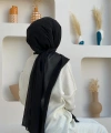 2019 Şifon Şal Siyah