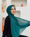 2019 Şifon Şal Zümrüt