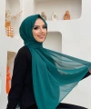 2019 Şifon Şal Zümrüt