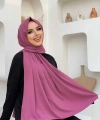 2050 Medine İpeği Şal Gül Kurusu