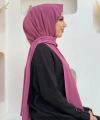 2050 Medine İpeği Şal Gül Kurusu