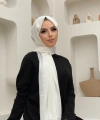 2051 Pamuk Caz Şal Ekru