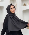 2051 Pamuk Caz Şal Siyah