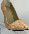 6536 Kabartma Desenli Stiletto Somon