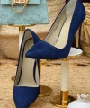 6538 Süet Stiletto Lacivert