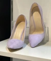 6538 Süet Stiletto Lila