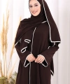 8001-1 Biyeli Pantolonlu Tunik Takım  Şal Kahverengi