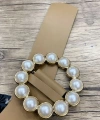 9010 Kalın İncili Kemer Vizon