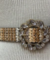 9055 Etnik Desen Kemer Taba