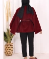 Atkı Detay Panço 70061 Bordo