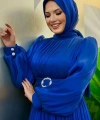 Balon Kol Pileli Abiye Elbise 7013 Saks