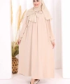 Bebekli Anne Elbisesi 3896 Taş