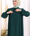 Bebekli Anne Elbisesi 3896 Zümrüt