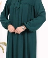 Bebekli Anne Elbisesi 3896 Zümrüt