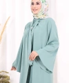 Broş Detaylı Tulumlu Takım 8016 Mint