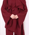 Çapraz Tunik Üçlü Takım 8037 Bordo