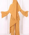 Çapraz Tunik Üçlü Takım 8037 Hardal