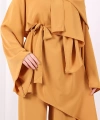 Çapraz Tunik Üçlü Takım 8037 Hardal