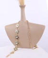 Çiçekli Zincir Kemer 9108 Gold