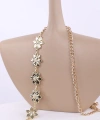 Çiçekli Zincir Kemer 9108 Gold