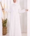 Danteli Şallı Abaya Şal Hediyelidir! 7069 Ekru